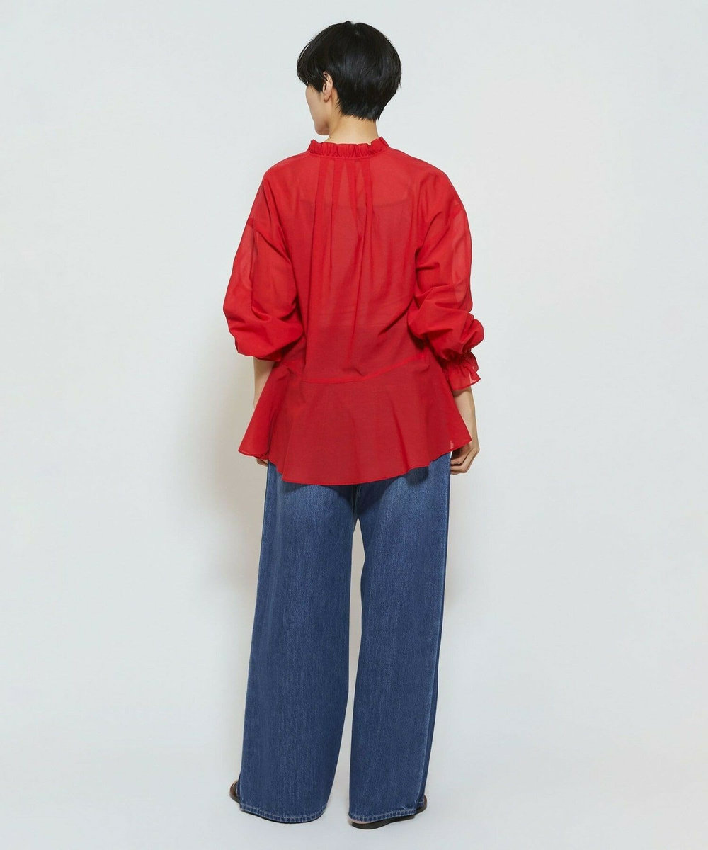 feerique feerique ラインデニムパンツ ブルー
