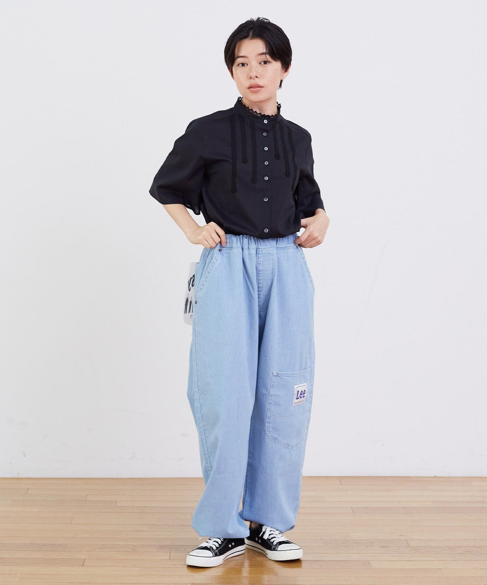 FRAPBOIS Lee×FRAPBOIS デニムパンツ サックスブルー