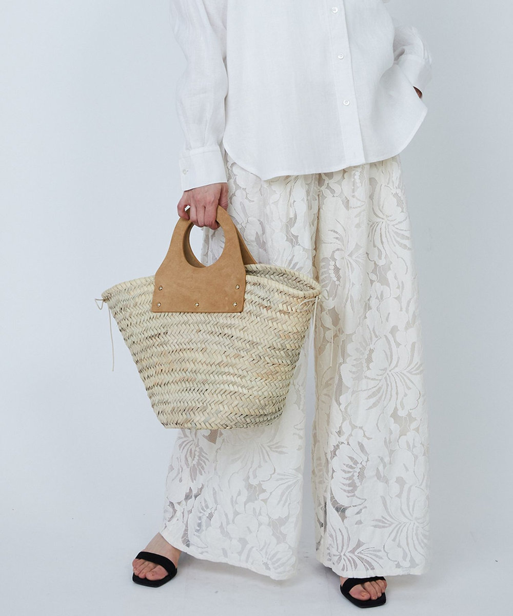 1er Arrondissement ＜Caterina Bertini（カテリーナ ベルティーニ）＞かごバッグ ブラウン