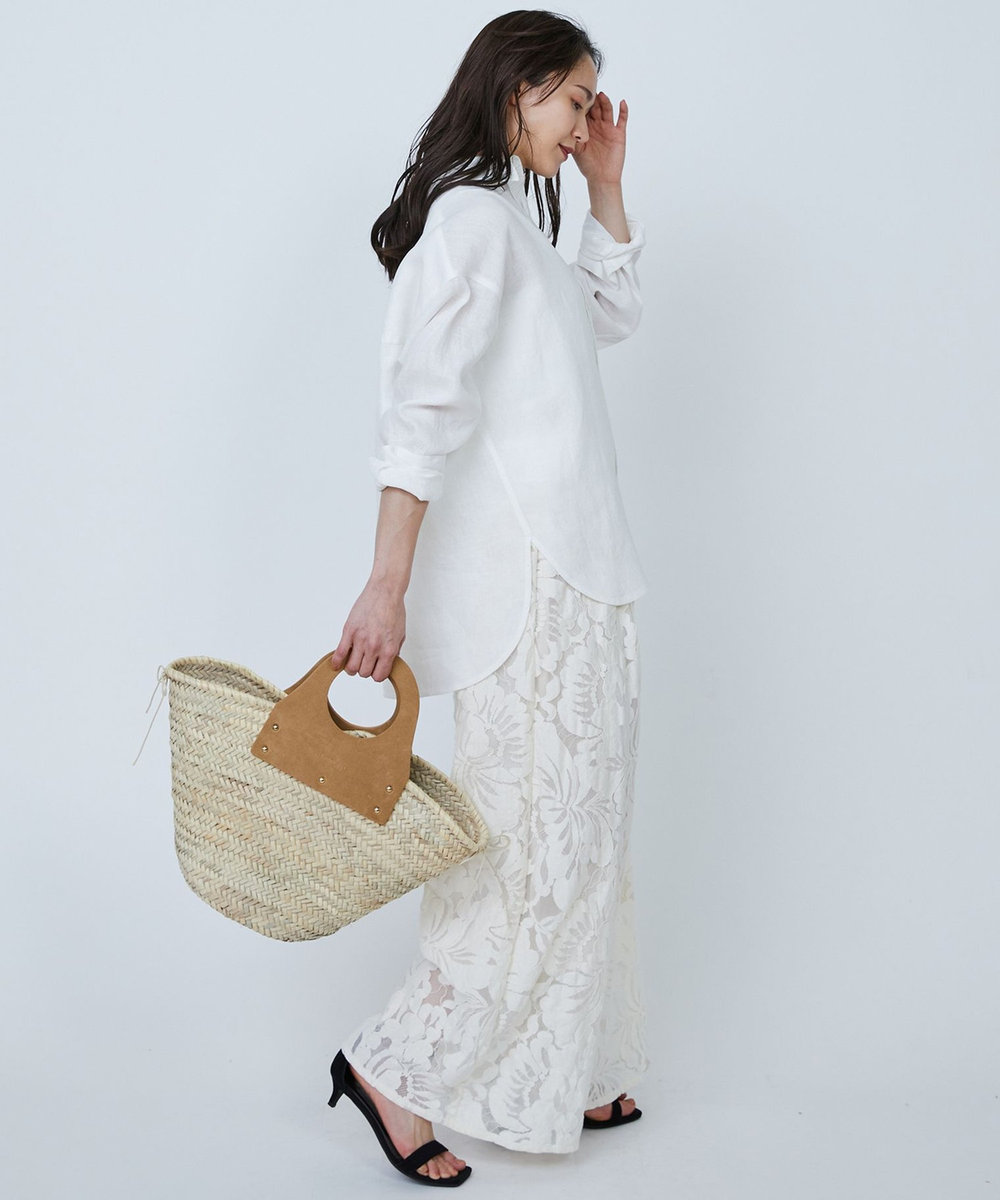 1er Arrondissement ＜Caterina Bertini（カテリーナ ベルティーニ）＞かごバッグ ブラウン