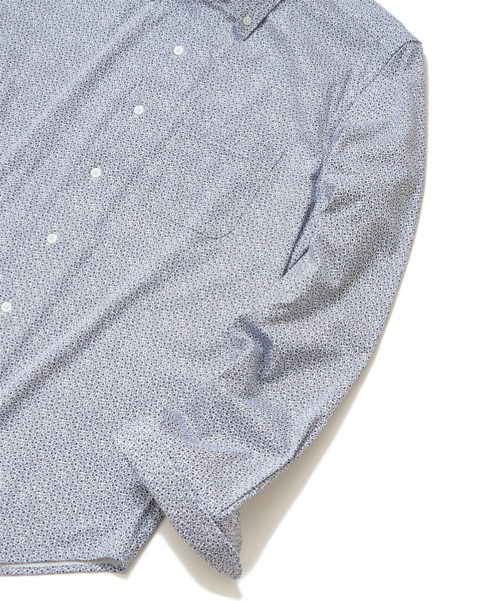 MEN'S BIGI 【ACTIVE TAILOR】プリントジャージドレスシャツ ホワイト