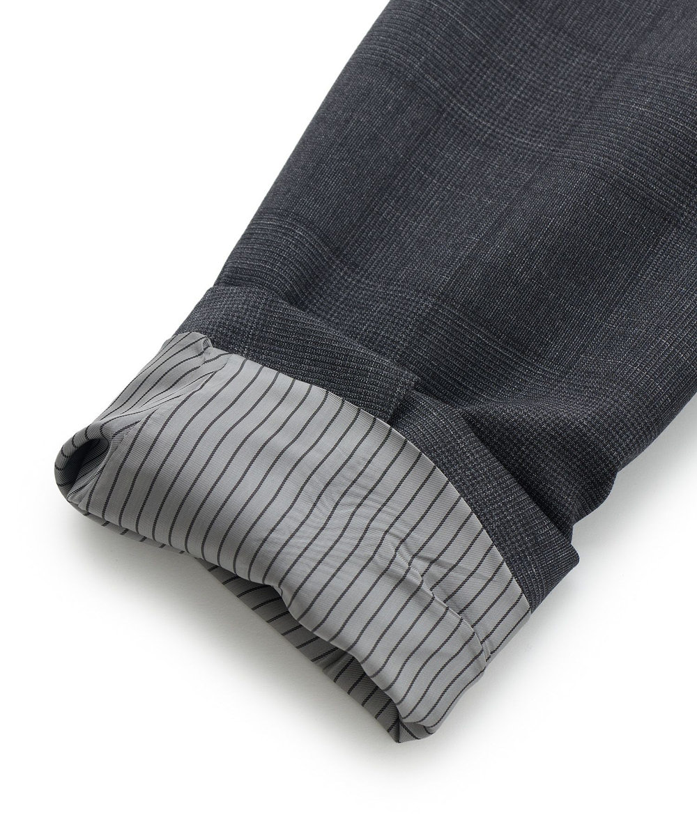 MEN'S BIGI 【Loro Piana/ロロ・ピアーナ】ウール梳毛 グレンチェック柄スーツ グレー