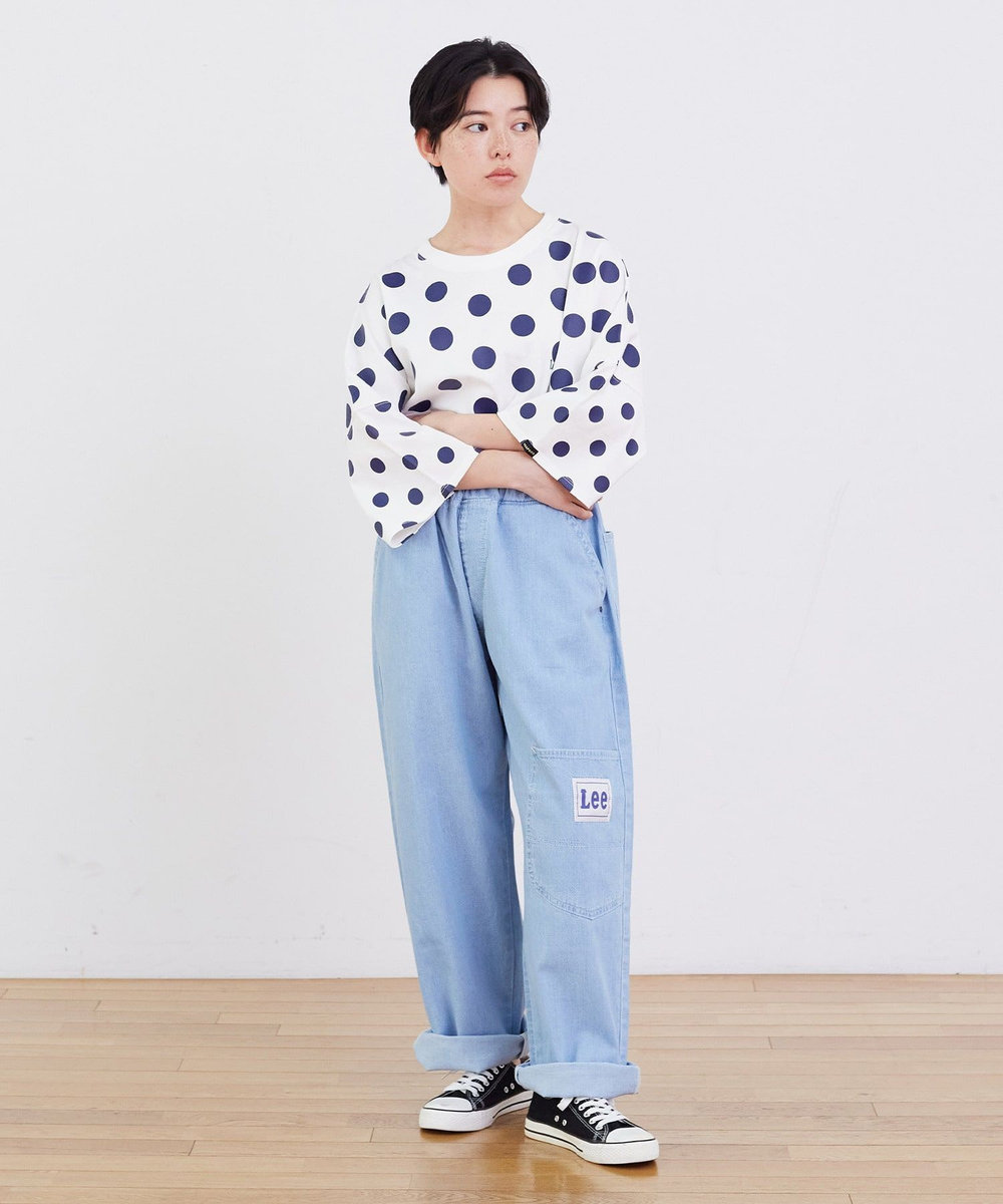 FRAPBOIS Lee×FRAPBOIS デニムパンツ サックスブルー