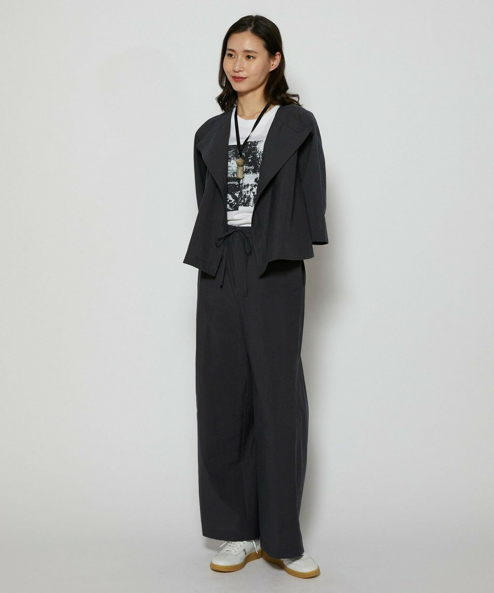 L'EQUIPE C/Nプレーンワッシャージャケット ダークグレー