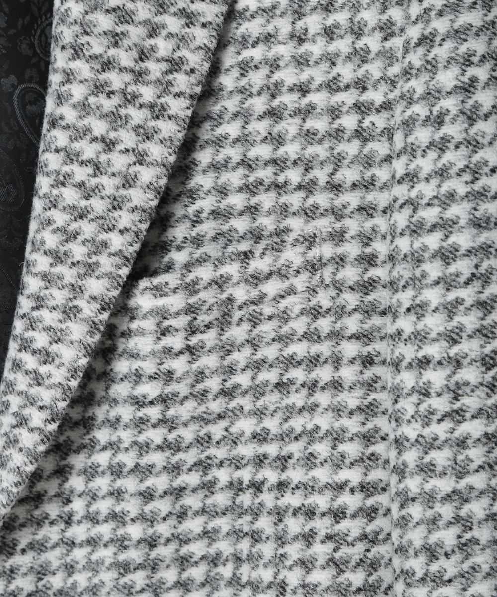 MEN'S BIGI 【RANIFICIO ROMA/ラニフィーチョローマ】ウールチェックジャージジャケット ホワイト