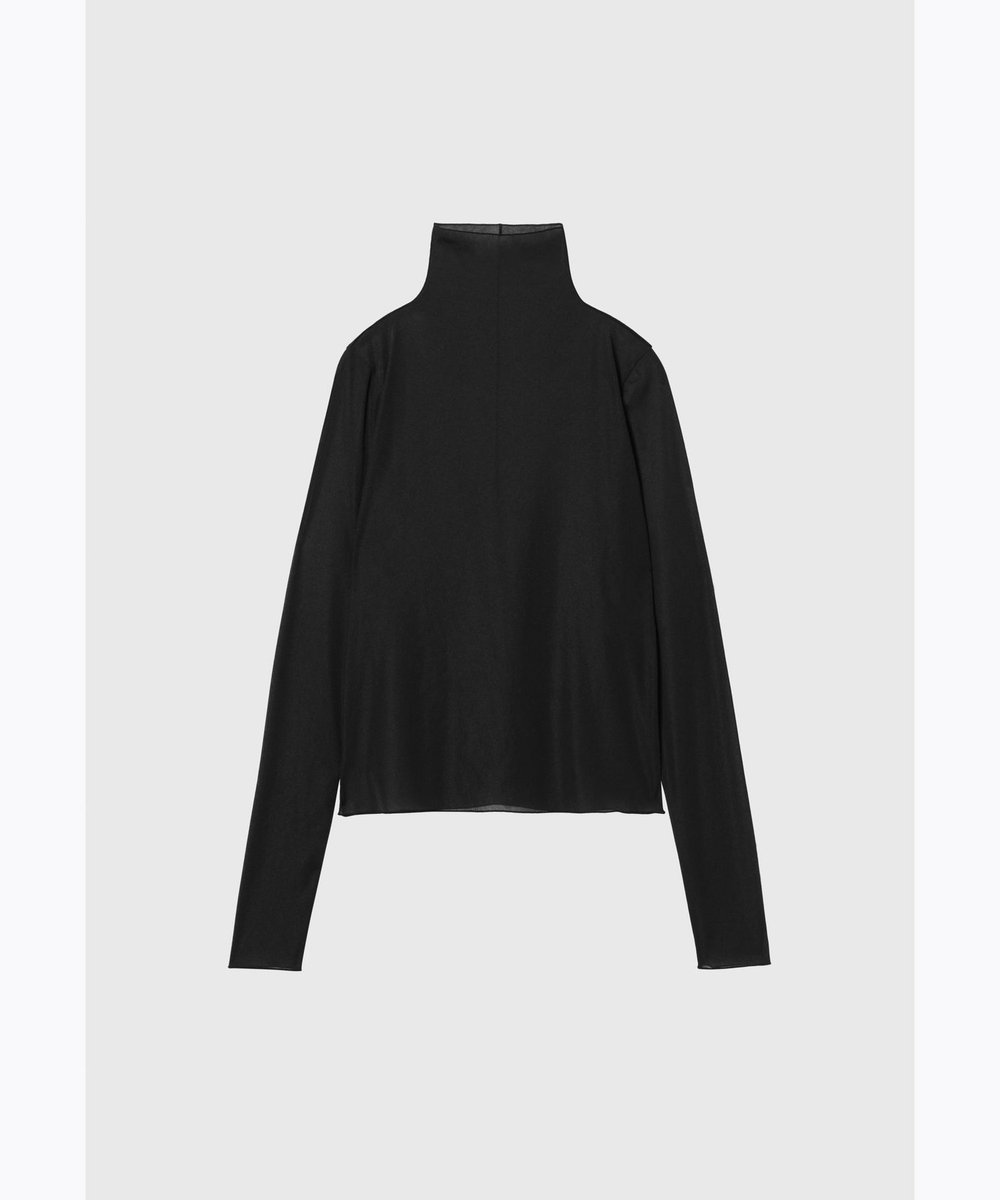 DÉPAREILLÉ CHIFFON HIGH NECK / シフォンハイネック ブラック