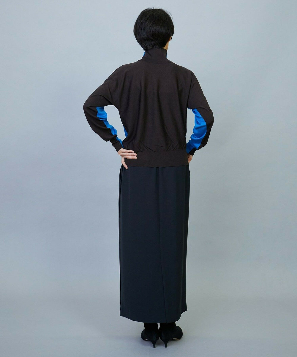 MOGA ANNUAL×MOGA　バイカラータートルニット ブラウン