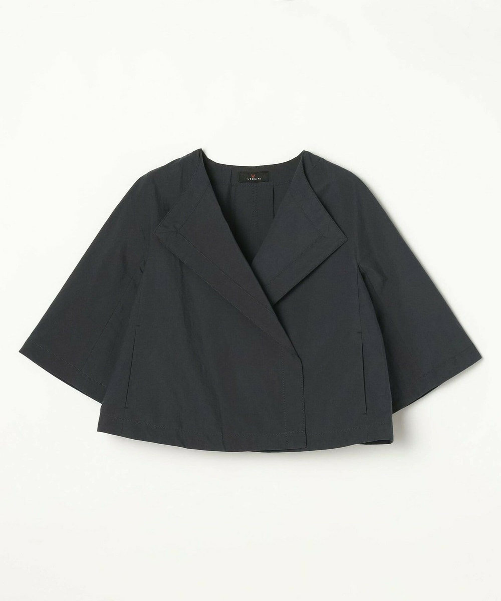 L'EQUIPE C/Nプレーンワッシャージャケット ダークグレー