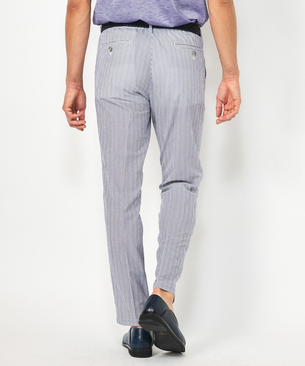 MEN'S BIGI 【ACTIVE TAILOR】3Dサッカープリントイージーパンツ<セットアップ対応> ブルー系その他