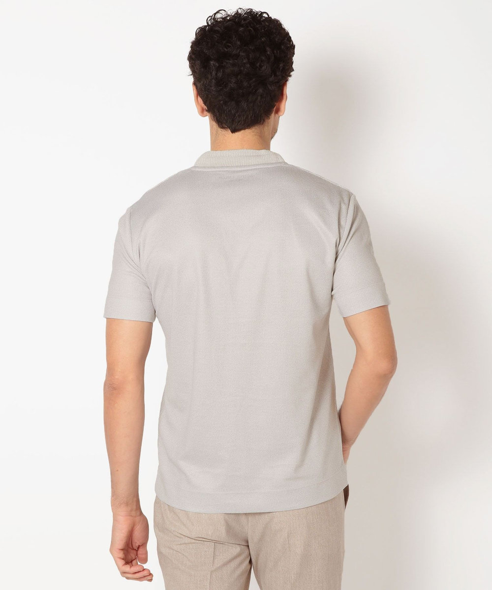 MEN'S BIGI 【ACTIVE TAILOR】COOLMAXツイルプリントジャージカットソー グレー系その他