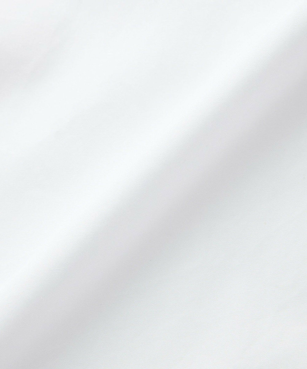 L'EQUIPE 120/2コットンブロードシャツ ホワイト