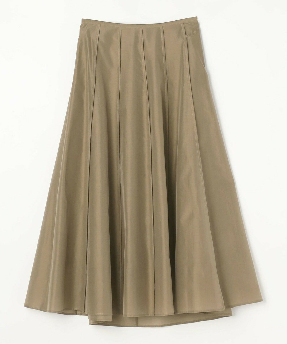L'EQUIPE COUTURIER C/SEオーガンジースカート モカ