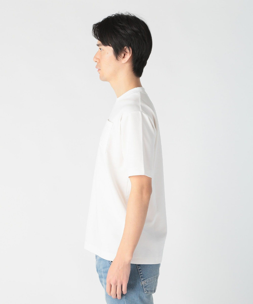MEN'S BIGI 【HONDA / ホンダ】別注 バイクエンブレムポケットTEE ホワイト