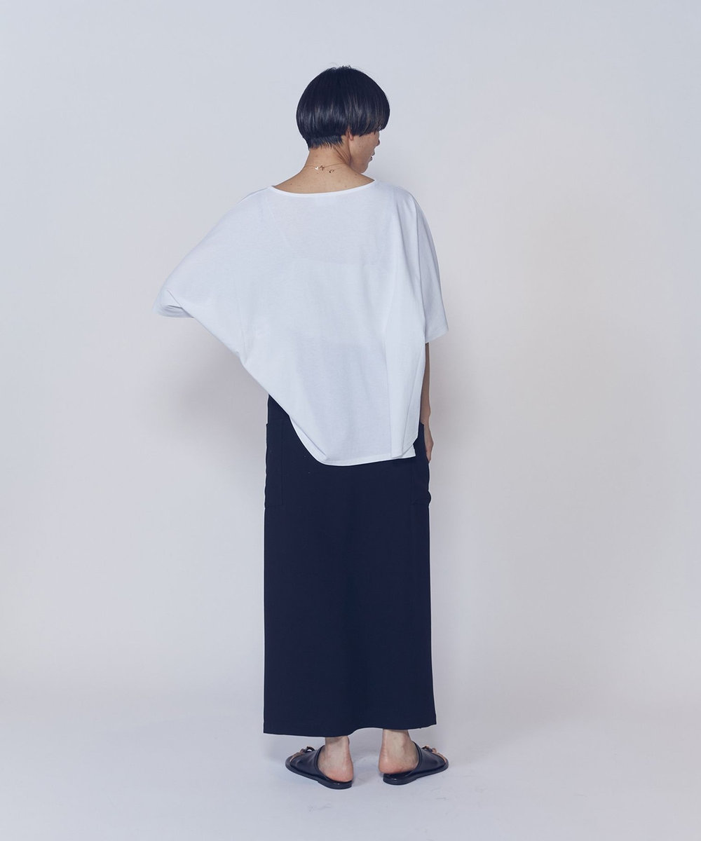 1er Arrondissement 【WEB限定】＜COTHEBISMOKE (コグ ザ ビッグ スモーク)＞“MINA"ダブルラップスカート ブラック
