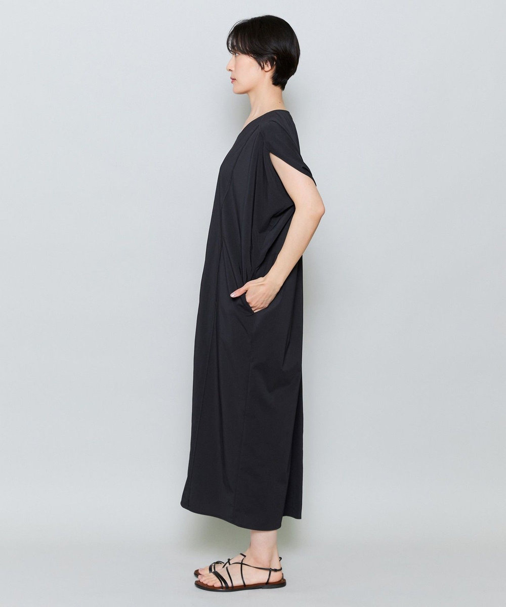 MOGA 2WAYタフタコクーンワンピース ネイビー