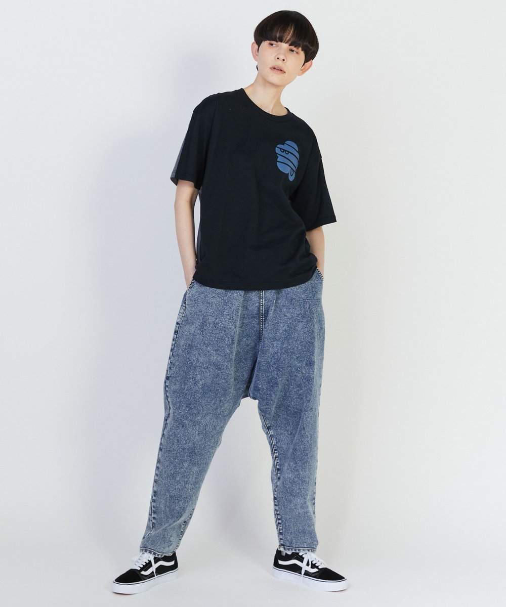 FRAPBOIS スマートサルエルパンツ ブルー系その他