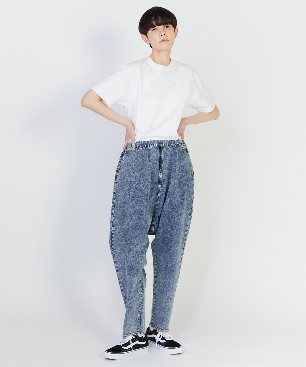 FRAPBOIS スマートサルエルパンツ ブルー系その他