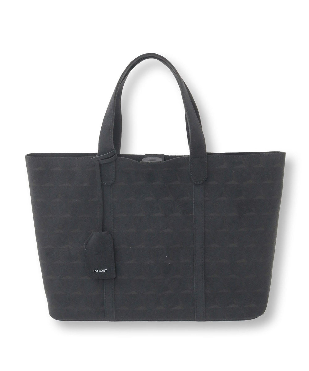 MEN'S BIGI 【Estivant/エスティバン】Tote Bag Medium / ウルトラスエード トートバッグ スモール ブラック