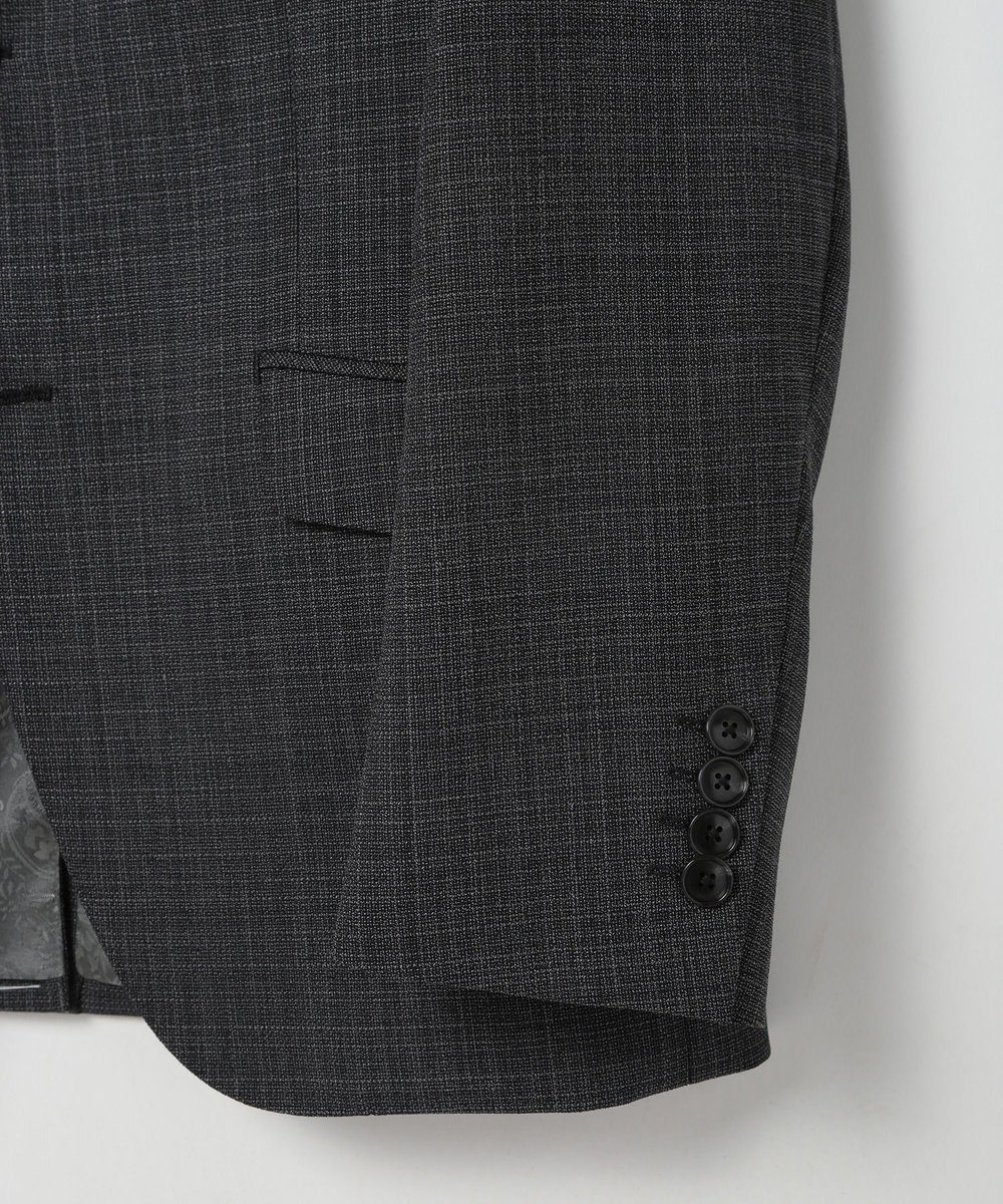 MEN'S BIGI 【ACTIVE TAILOR】ミックスヤーンテーラードジャケット グレー