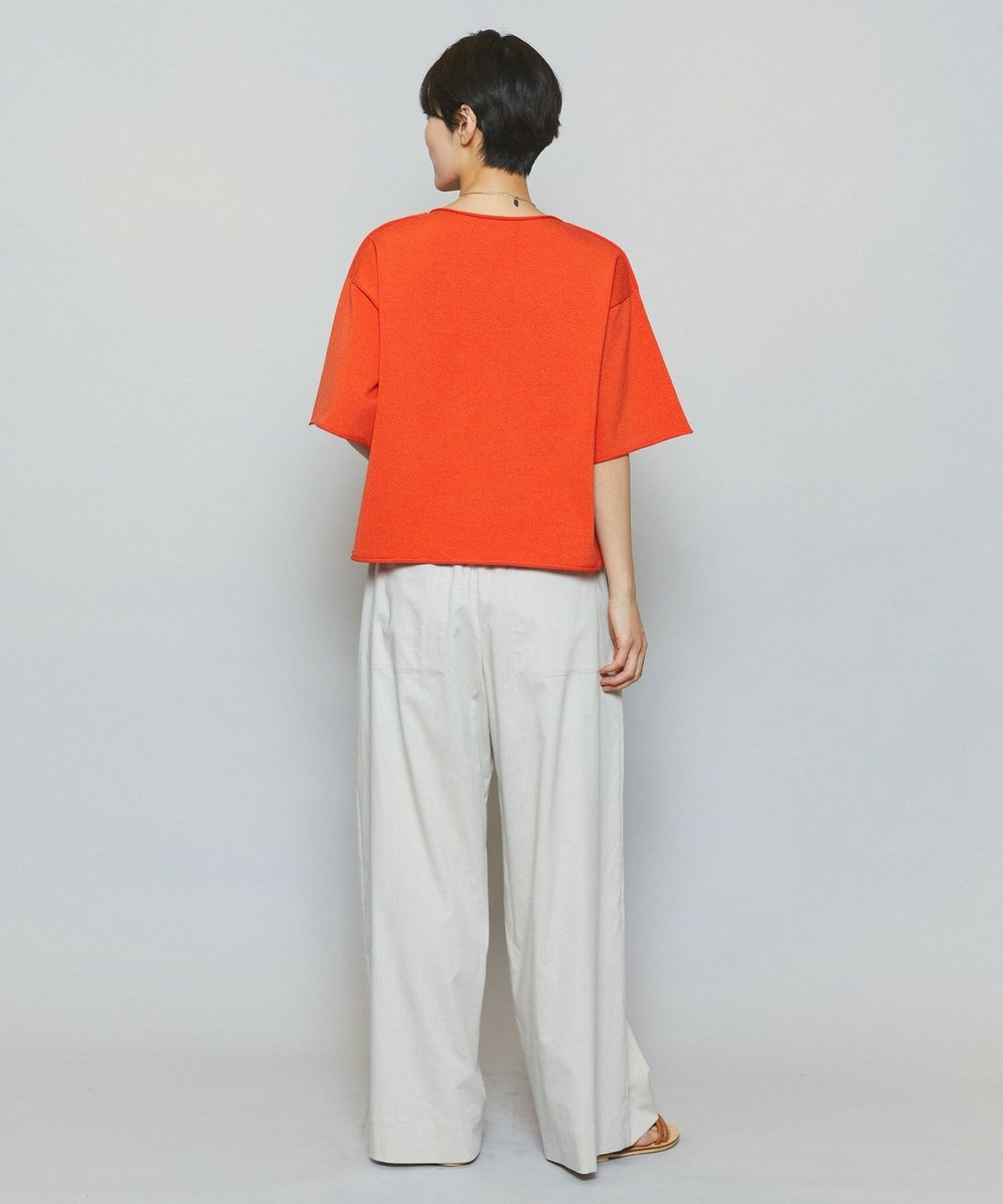 MOGA ドライリネンストレッチワイドパンツ ベージュ