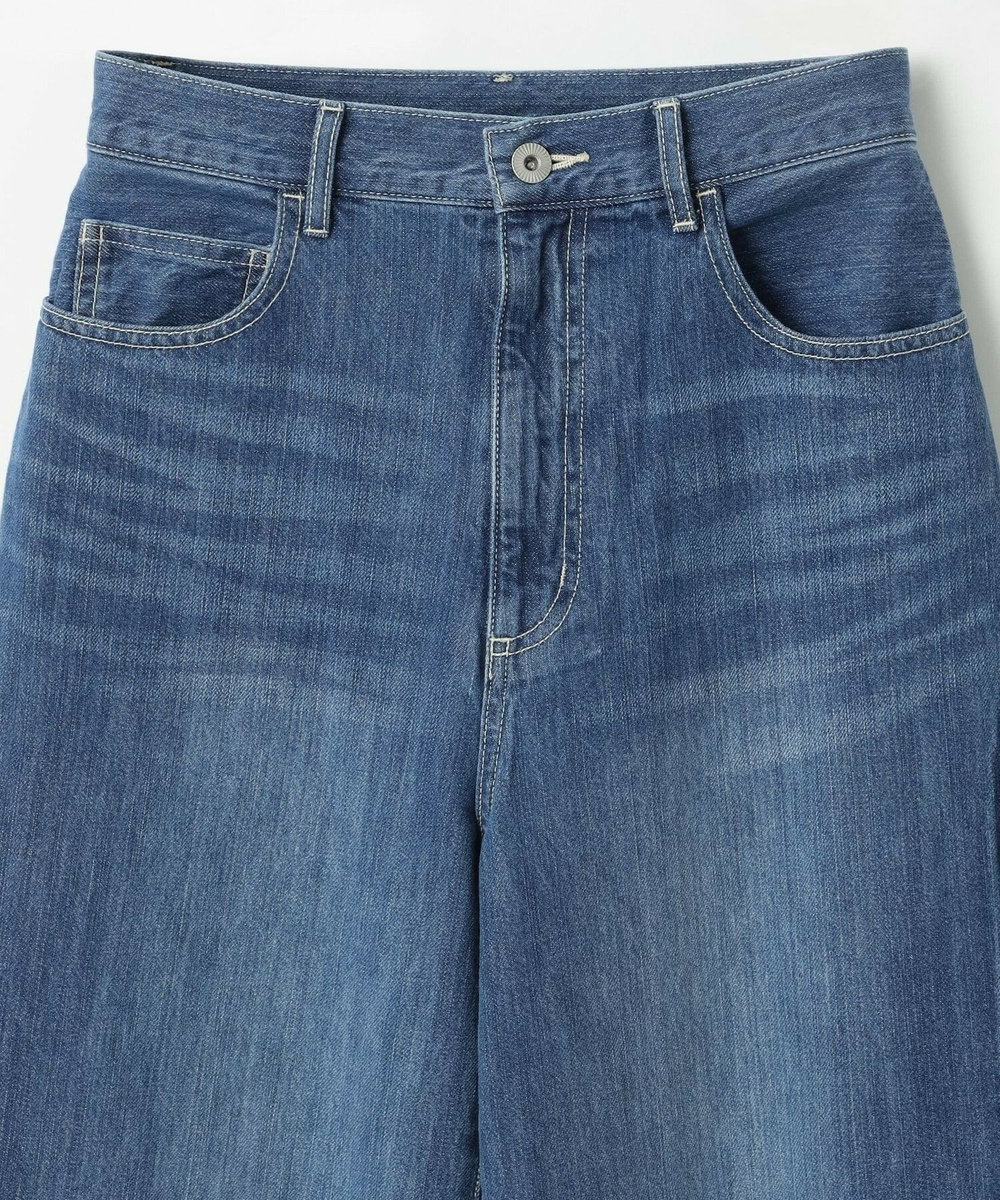 feerique feerique ラインデニムパンツ ブルー