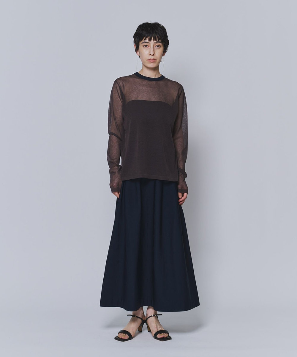 1er Arrondissement ＜LOWER（ローヴァー）＞“18 Jersey ather"スカート ブルー