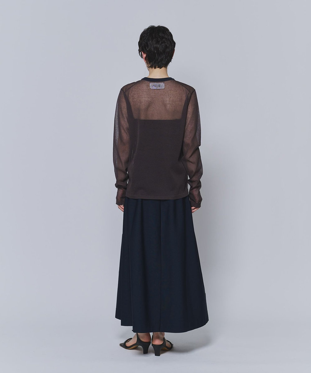 1er Arrondissement ＜LOWER（ローヴァー）＞“18 Jersey ather"スカート ブルー