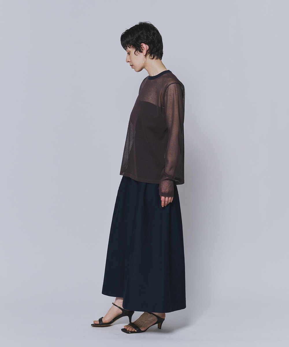 1er Arrondissement ＜LOWER（ローヴァー）＞“18 Jersey ather"スカート ブルー