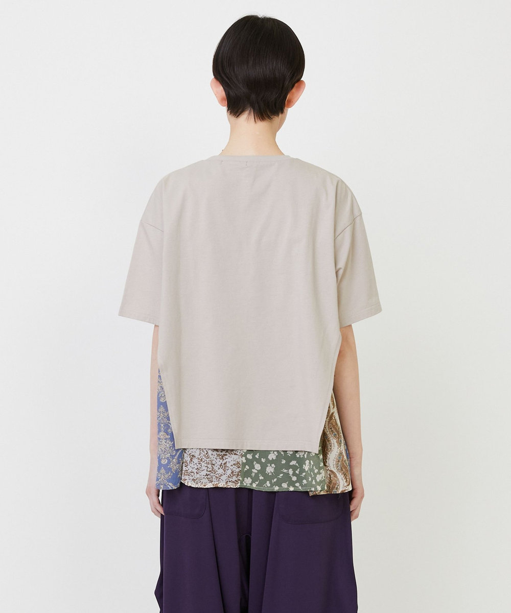 FRAPBOIS レイヤーシフォンT ベージュ