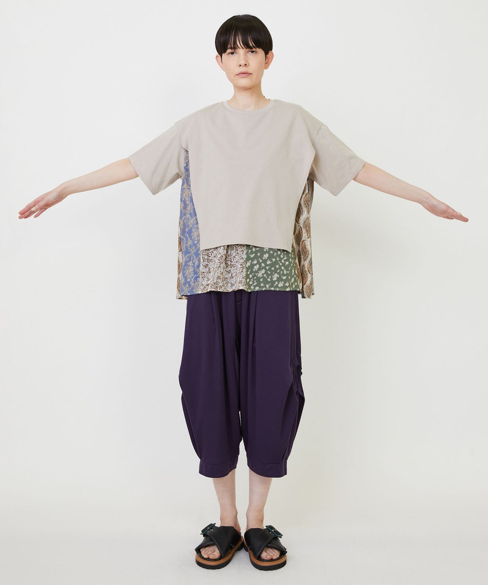 FRAPBOIS レイヤーシフォンT ベージュ