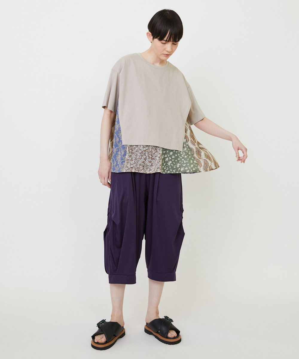 FRAPBOIS レイヤーシフォンT ベージュ
