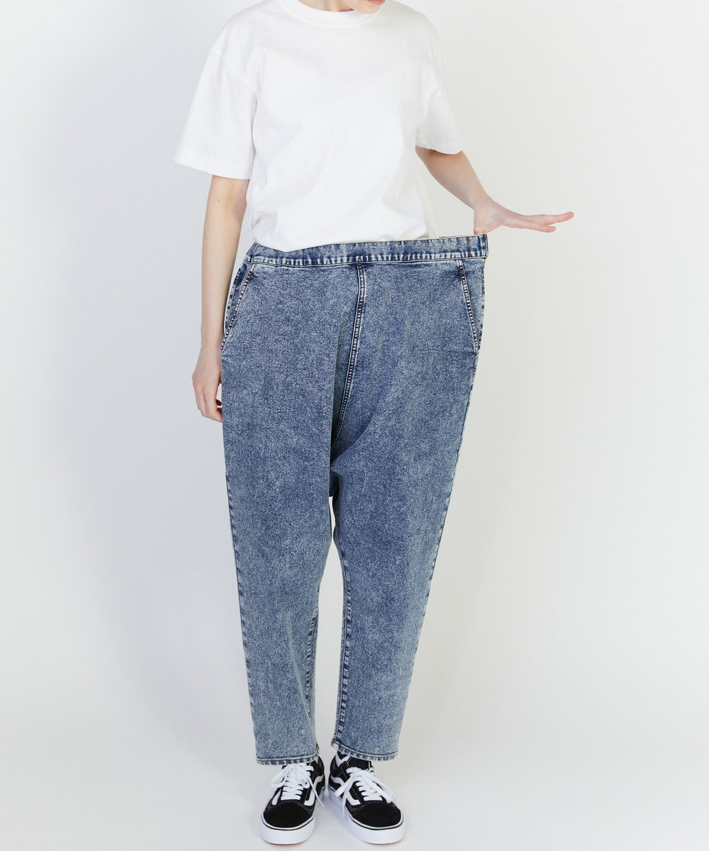 FRAPBOIS スマートサルエルパンツ ブルー系その他