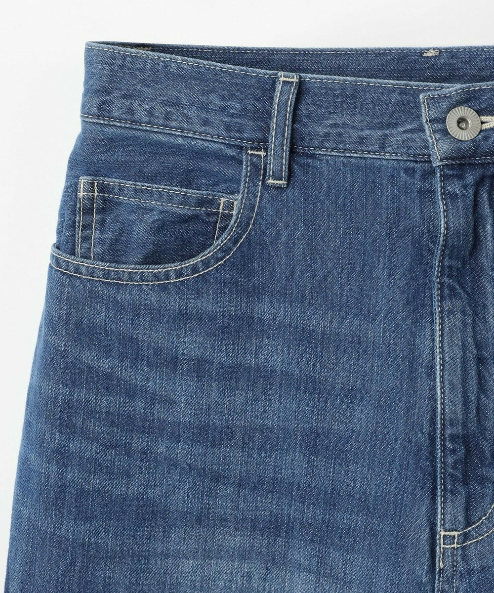 feerique feerique ラインデニムパンツ ブルー
