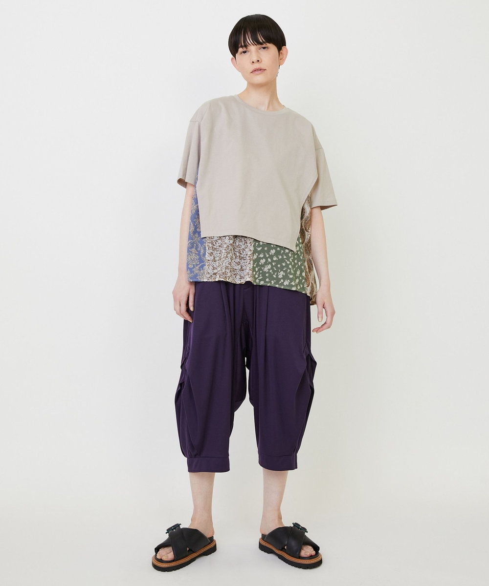 FRAPBOIS レイヤーシフォンT ベージュ