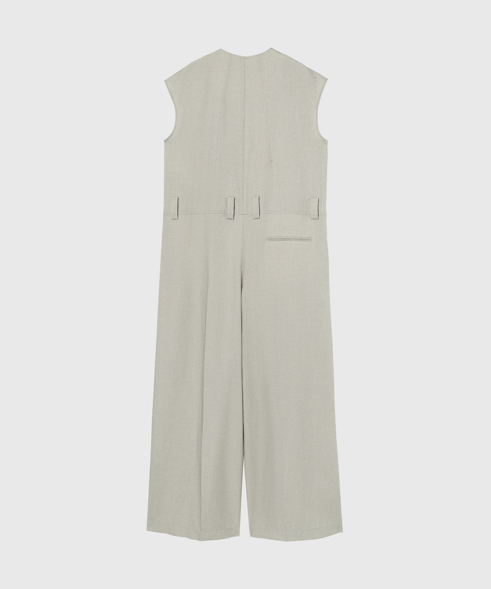 DÉPAREILLÉ 	RAMIE POLY TWILL COMBINAISON / ラミーポリツイルコンビネゾン ベージュ
