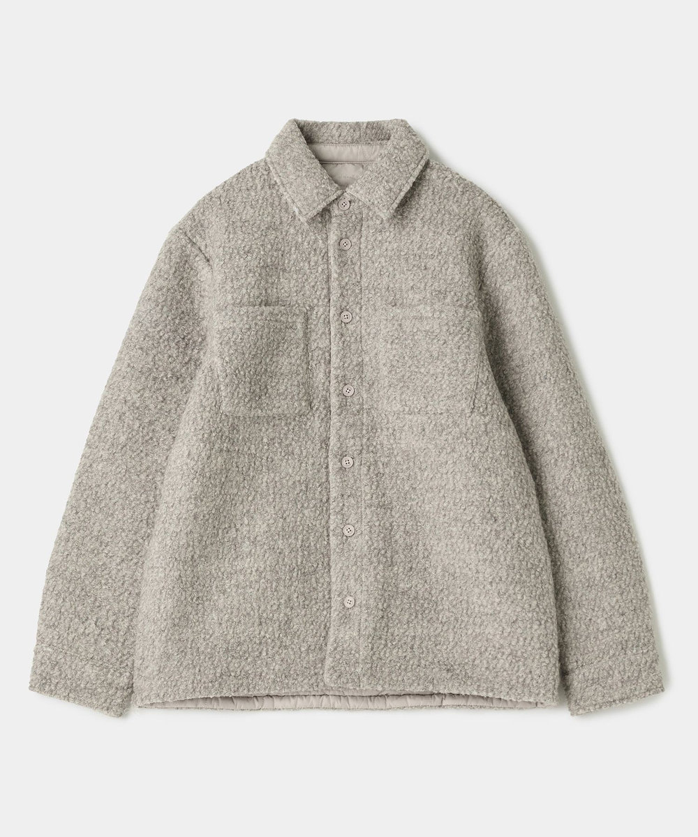 MEN'S BIGI wax london Whiting Natural Mount Reversible Overshirt キナリ