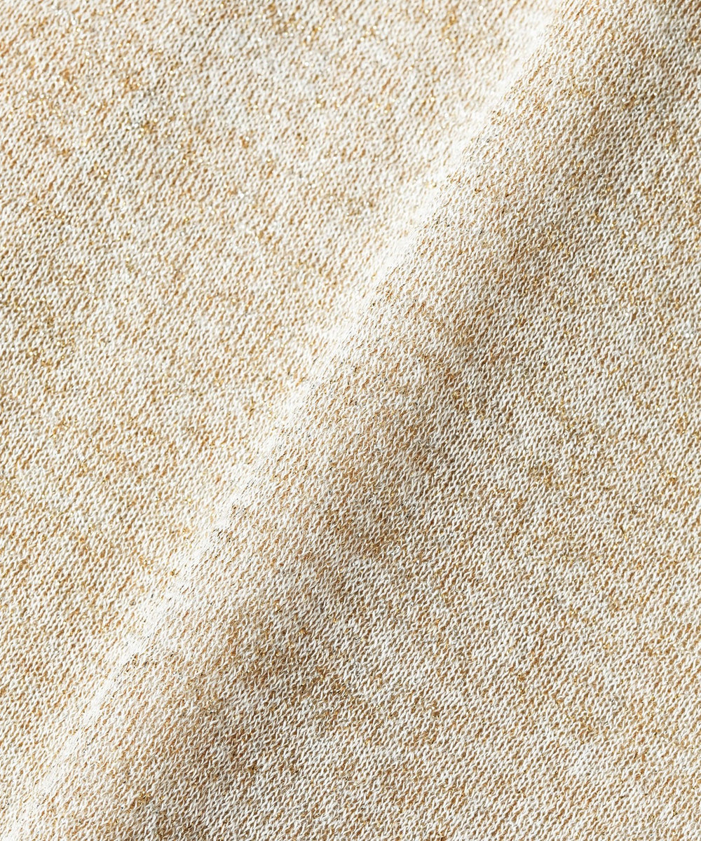 DÉPAREILLÉ VISCOSE LAME CARDIGAN / ヴィスコースラメカーディガン ベージュ