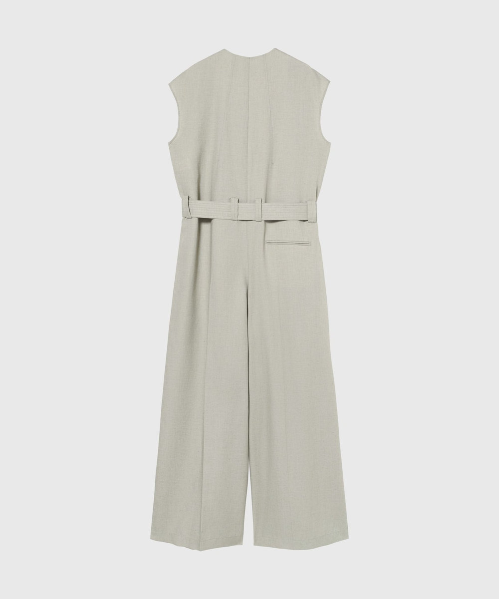 DÉPAREILLÉ 	RAMIE POLY TWILL COMBINAISON / ラミーポリツイルコンビネゾン ベージュ