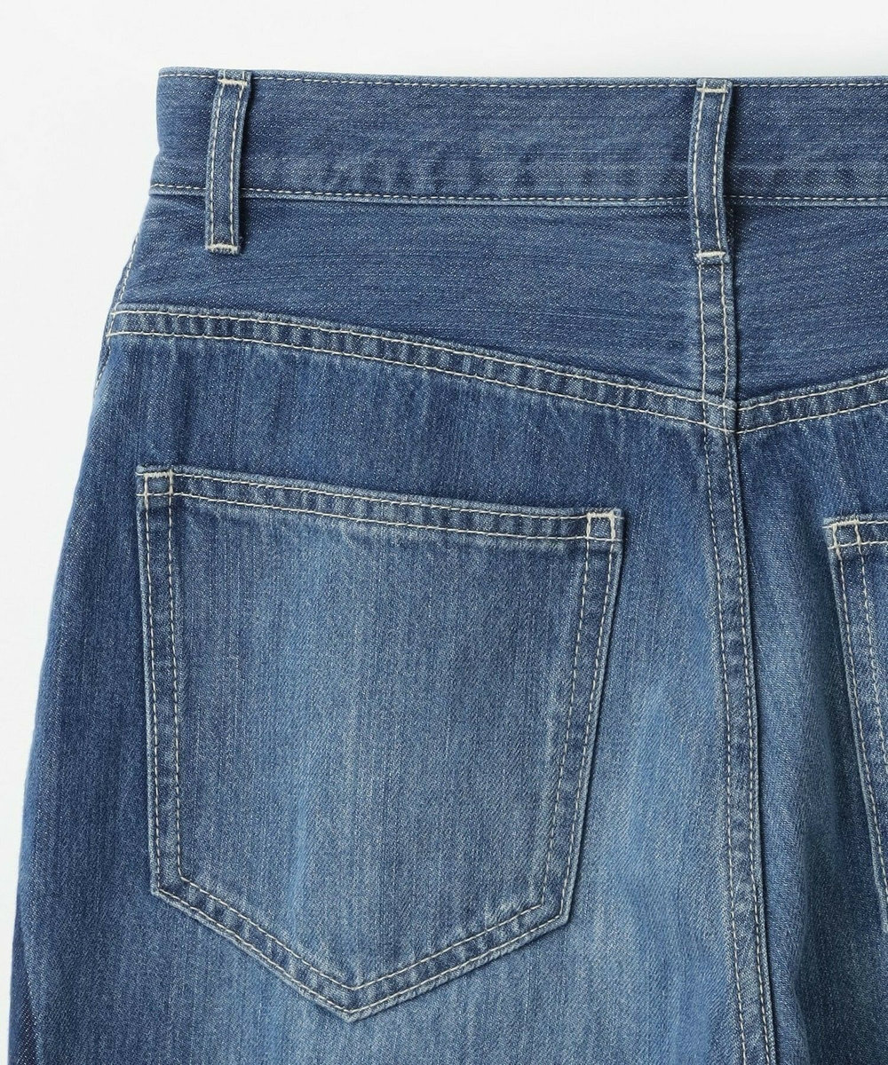 feerique feerique ラインデニムパンツ ブルー