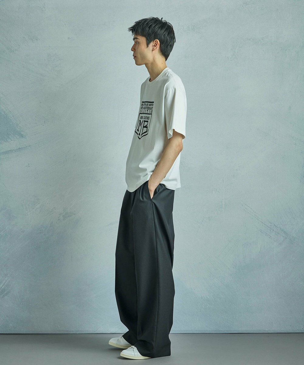 MEN'S BIGI 【50th Anniv . 菊池武夫】LOGO T SHIRTS ホワイト
