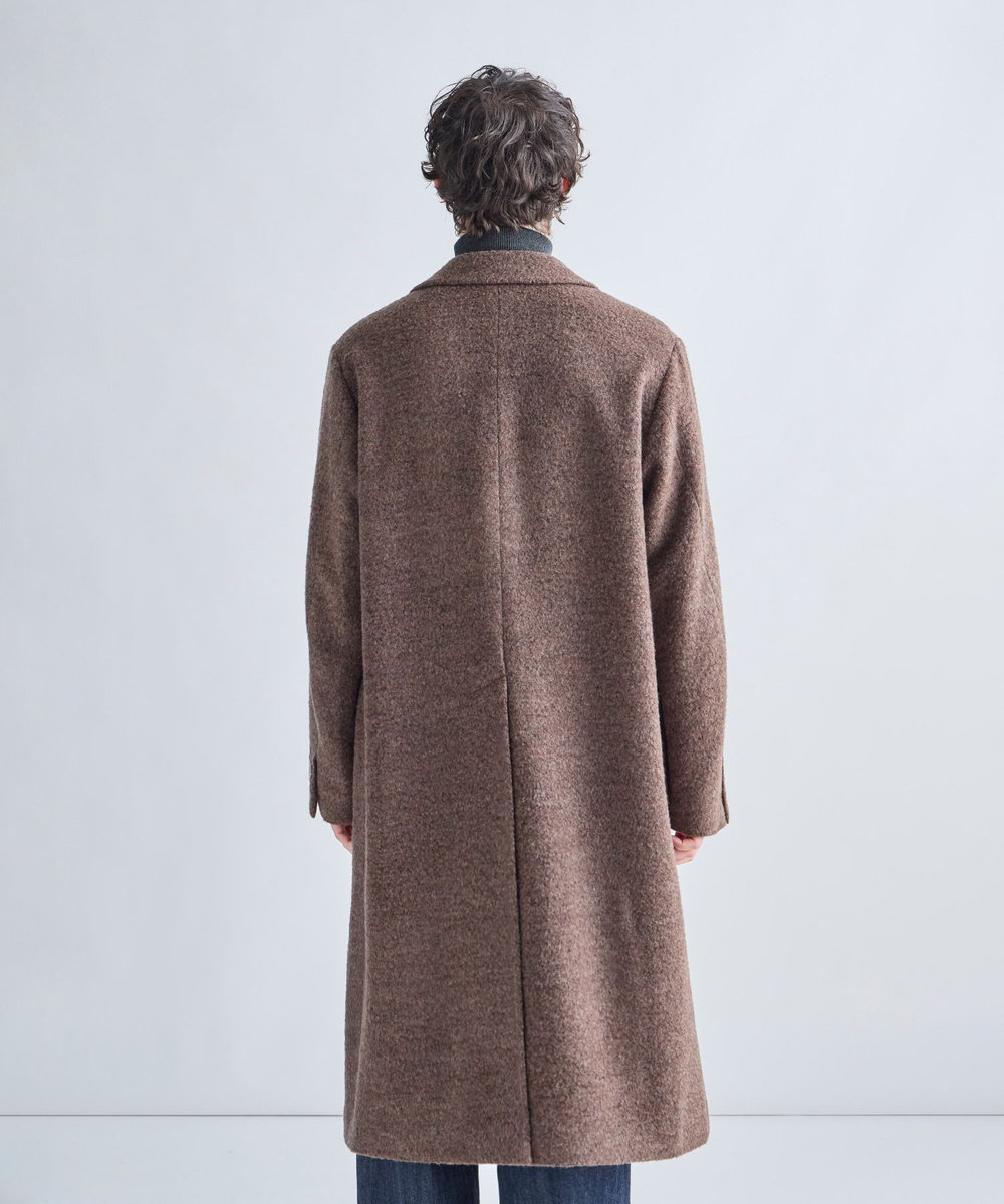 MEN'S BIGI 【BASED ON MEN'S BIGI HERITAGE】シングルチェスターコート ブラウン