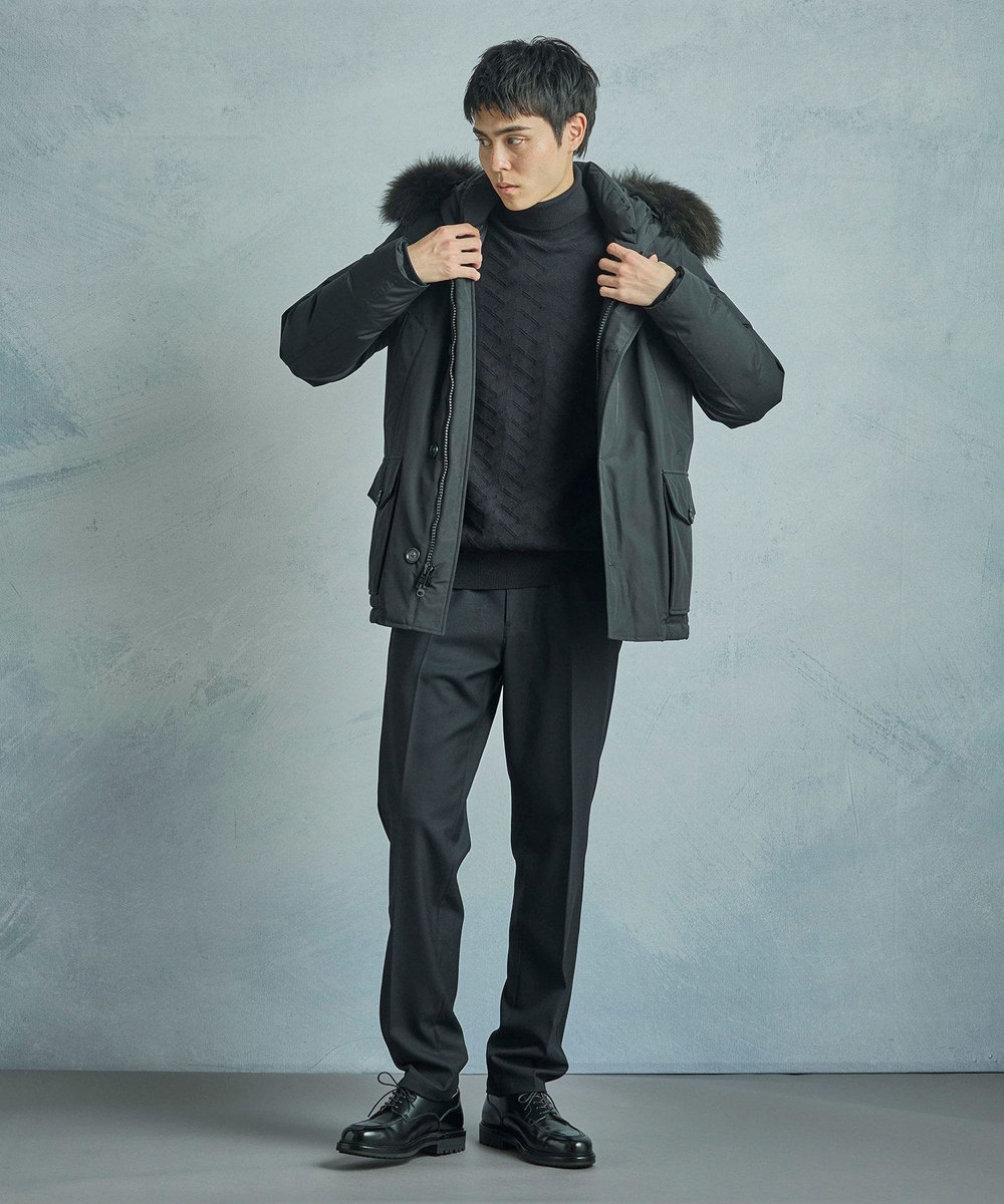 MEN'S BIGI 【WOOLRICH/ウールリッチ】別注アークティックパーカ ブラック