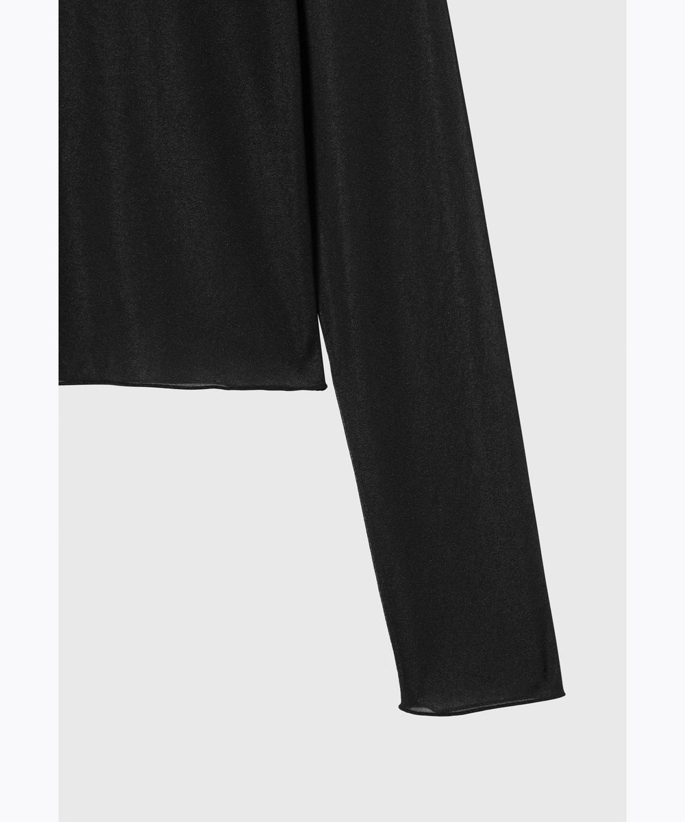 DÉPAREILLÉ CHIFFON HIGH NECK / シフォンハイネック ブラック