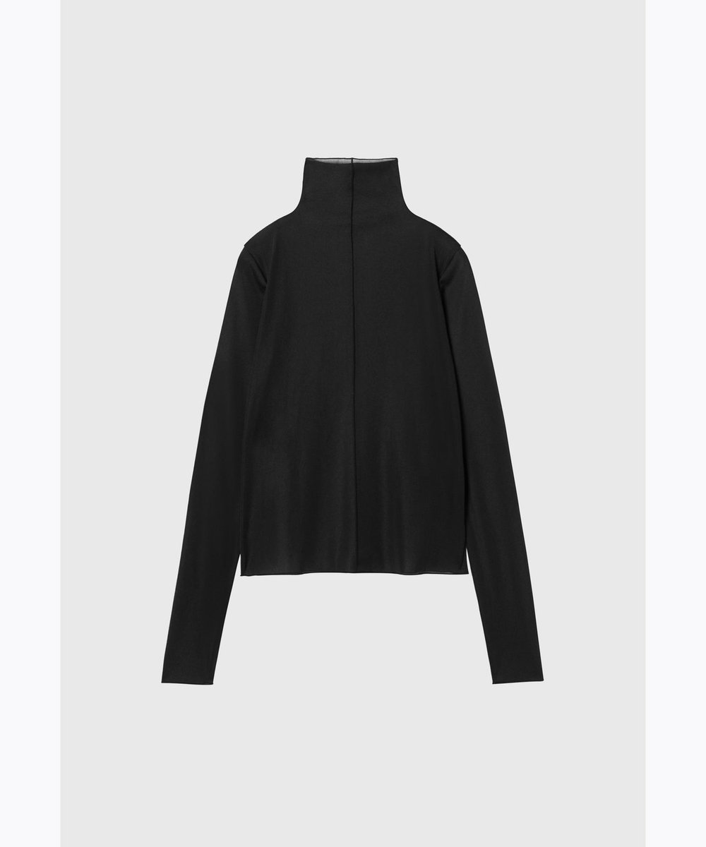 DÉPAREILLÉ CHIFFON HIGH NECK / シフォンハイネック ブラック