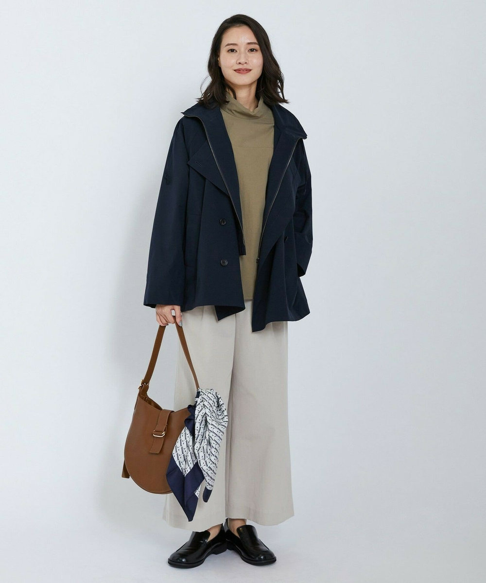 L'EQUIPE SOLOTEX 2WAYストレッチコート ネイビー