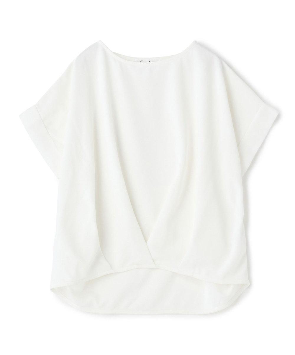 NOWADAYS ジョーゼットポンチTシャツ ホワイト