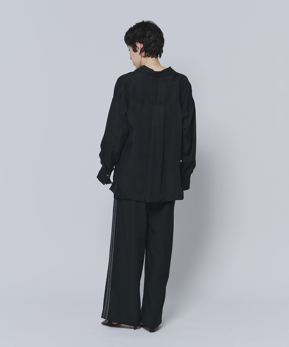 1er Arrondissement サイドラインパンツ ブラック