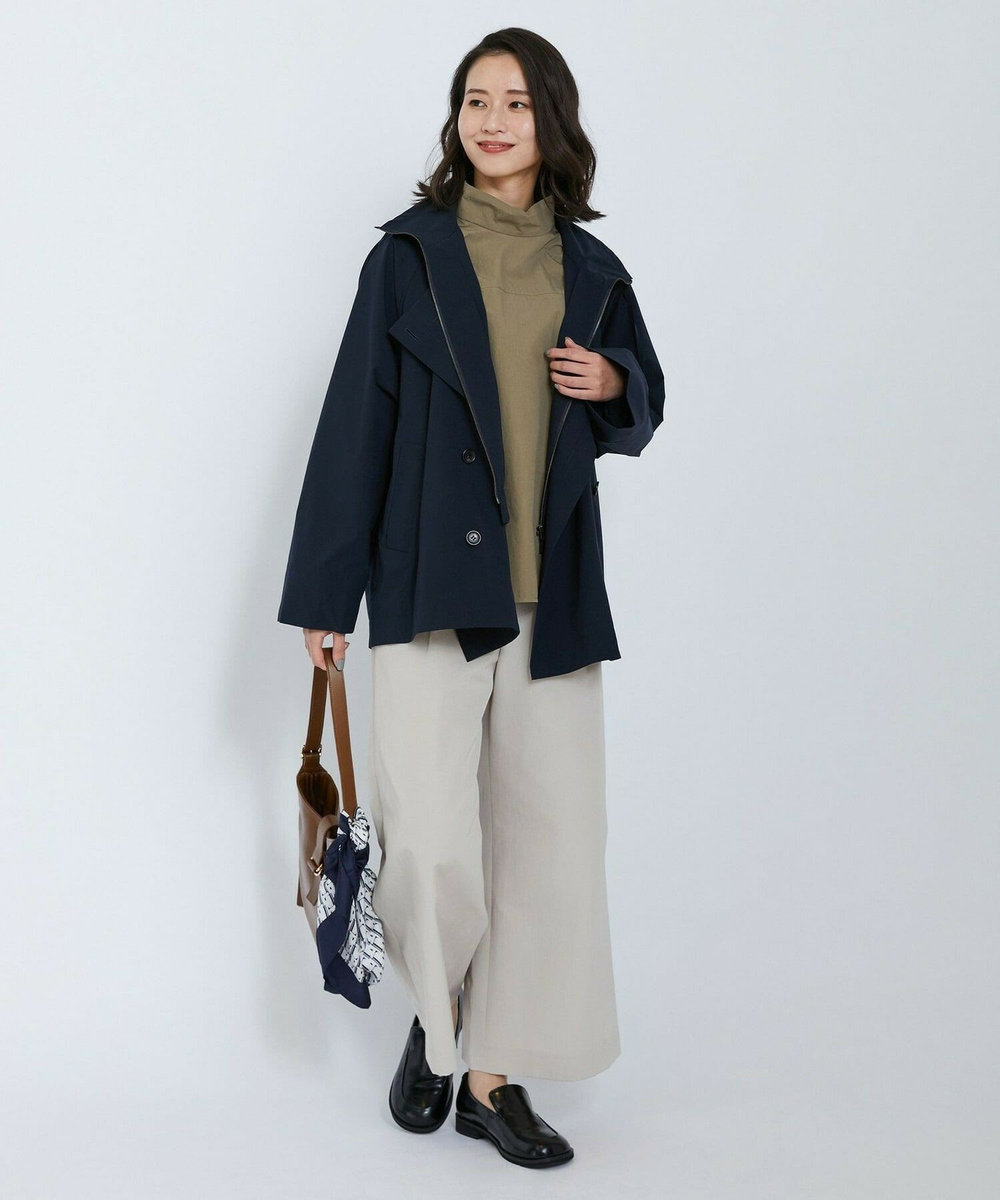 L'EQUIPE SOLOTEX 2WAYストレッチコート ネイビー