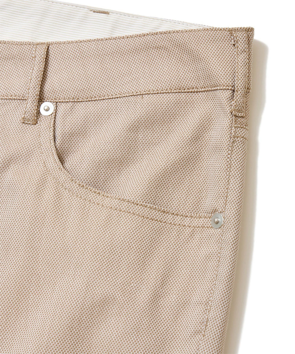 MEN'S BIGI COOLMAXドビーストレッチクロップドパンツ ベージュ