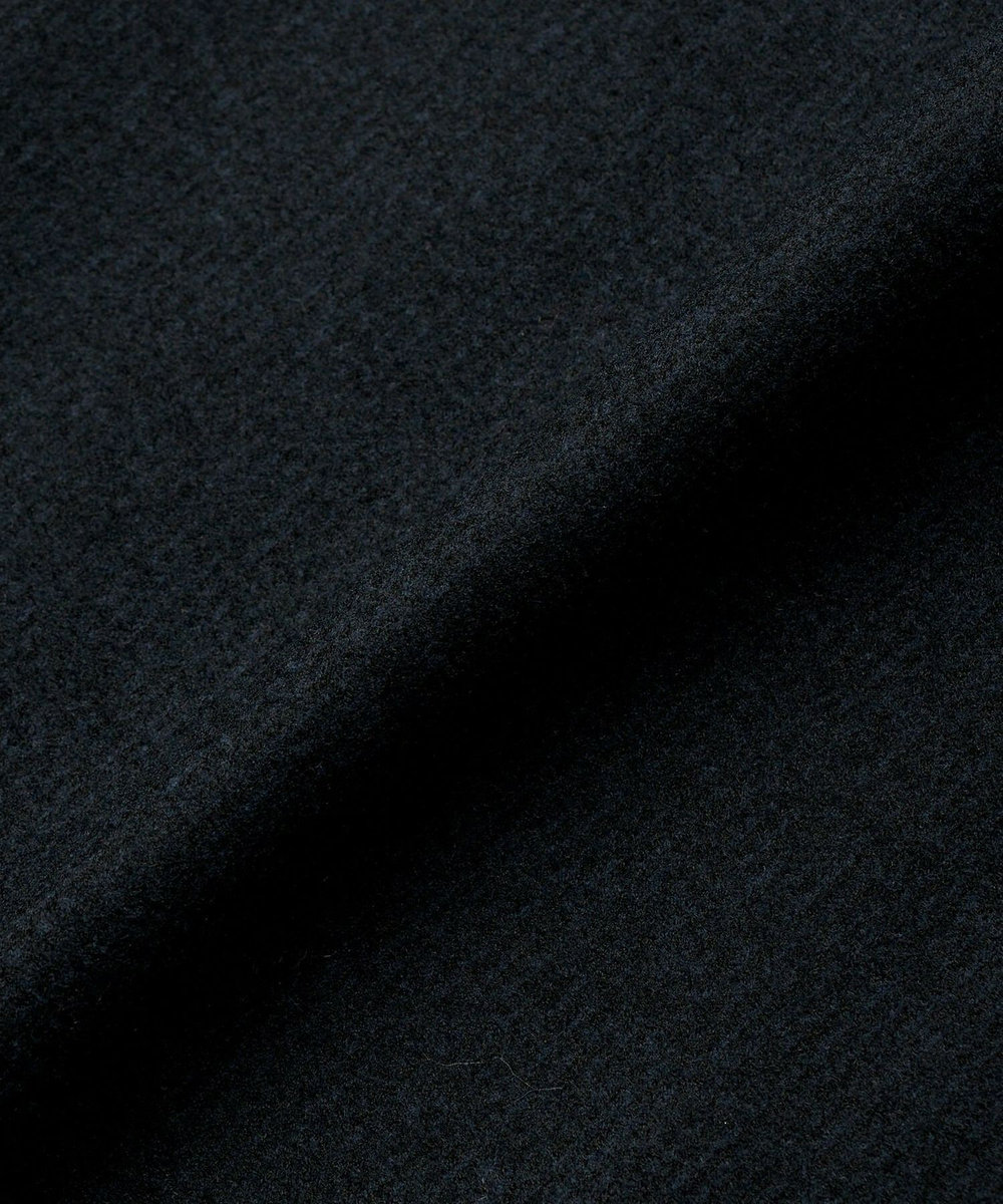 feerique feerique ウールライクニットツイルコクーンシルエットプルオーバー ネイビー